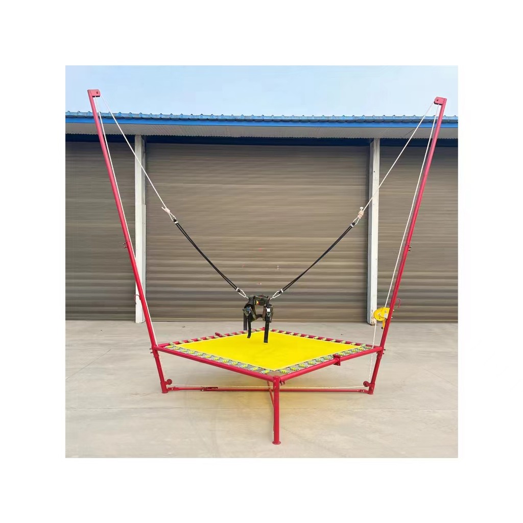 Single Bungee Jumping for Kids and Adults Bungee Trampolines Outdoor Playground Trampoline Bungee Ki