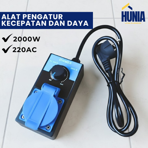 Dimmer Speed Control 2000W Pengatur Kecepatan Gerinda Dimmer Gerinda 2000 Watt AC 220V