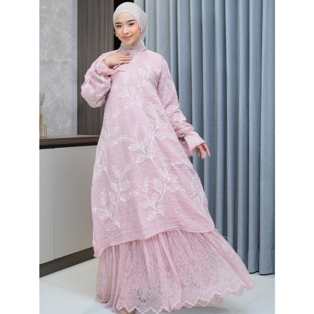 SETRAMALL    Hagia Dress Premium - Fashion Wanita Muslim Terbaru 2026