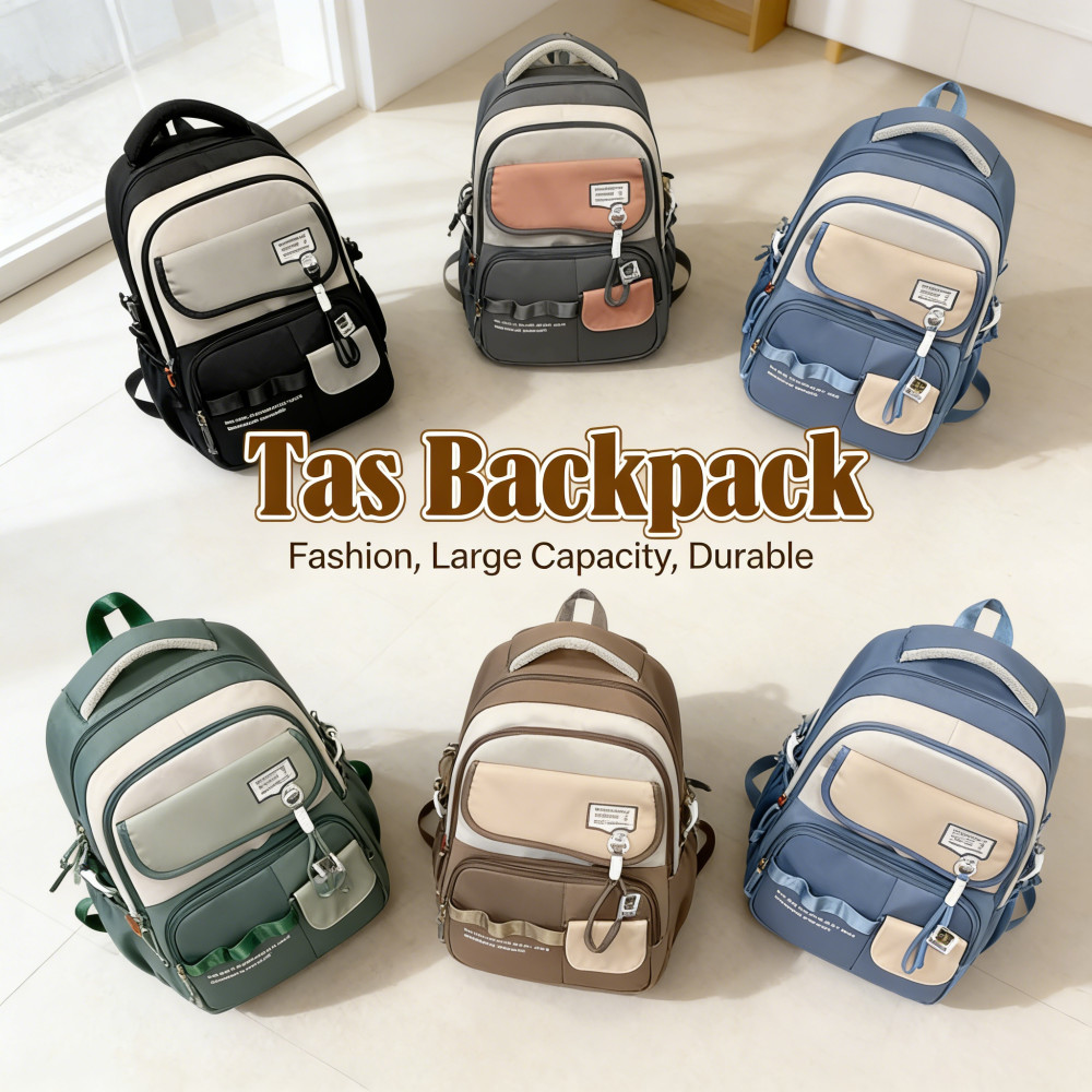 Wanita Perempuan Tas Tas Anak Besar SMP SD Ransel Sekolah Fashion