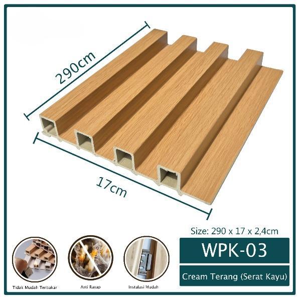 WPC TERMURAH 3M Wall Panel WoodPanel - W3