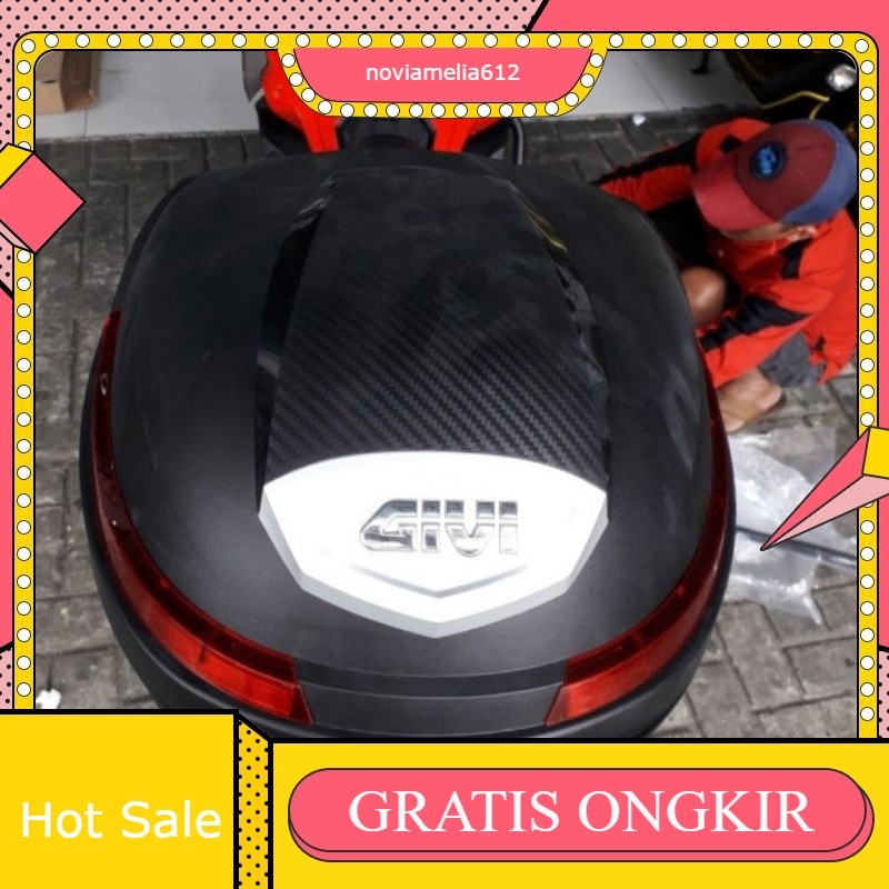 BOX MOTOR GIVI B270N WITHOUT STOPLIGHT / TOP BOX GIVI B270N TANPA LAMPU / ORIGINAL GIVI INDONESIA