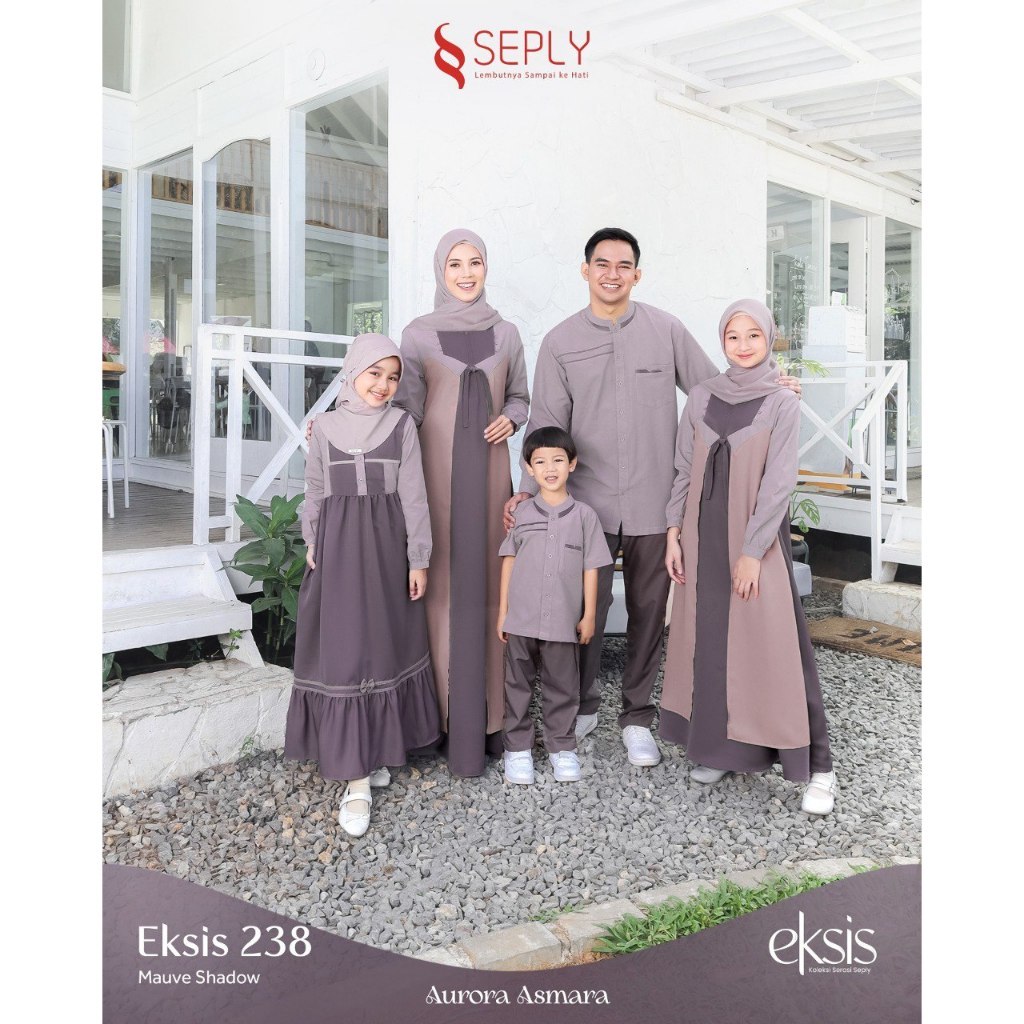 EKSIS 238 MAUVE SHADOW SEPLY ORIGINAL GAMIS DEWASA MEYRA 225 MAUVE SHADOW SELIA 150 MAUVE SHADOW KOK