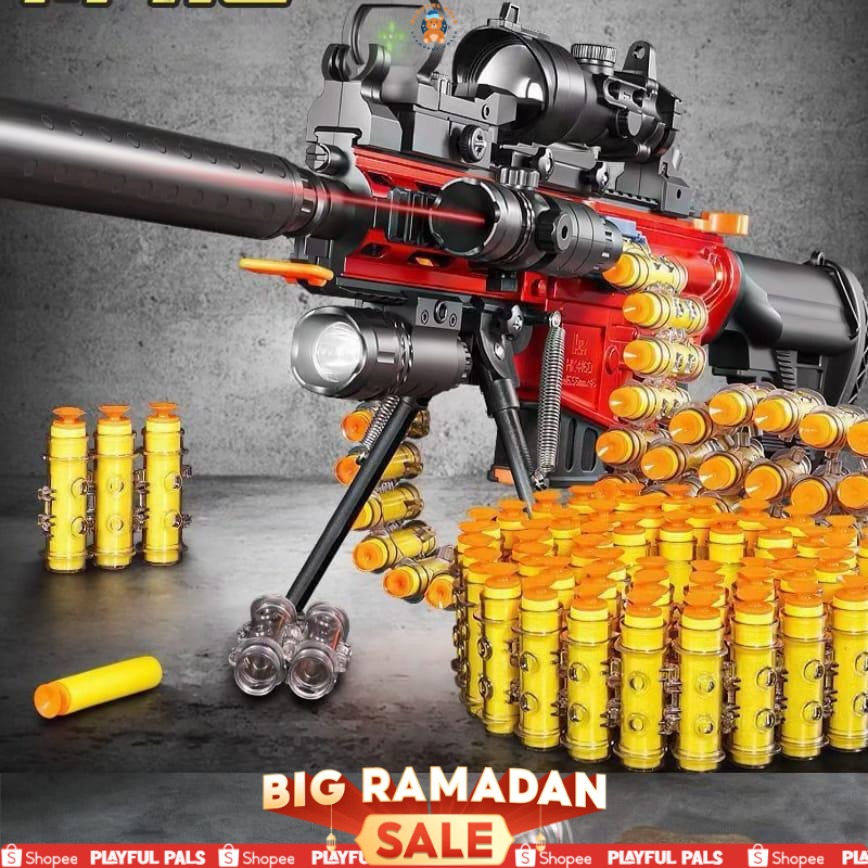MAINAN TEMBAK-TEMBAKAN  MANUAL DAN ELECTRIC UNTUK ANAK LAKI-LAKI / MAINAN TEMBAK-TEMBAKAN UNTUK ANAK