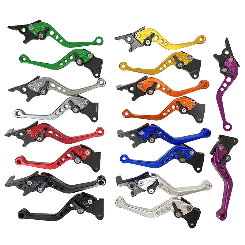 Tuas Rem Kopling Motor Universal Aksesoris Motor Modifikasi Klakson Tuas Drum Tangan yang Dapat Dise