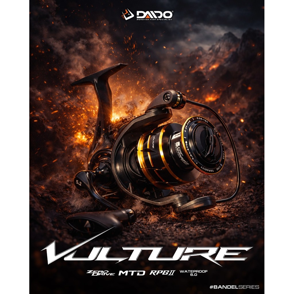 Daido - Reel Vulture 7 Ball Bearing - Reel Pancing