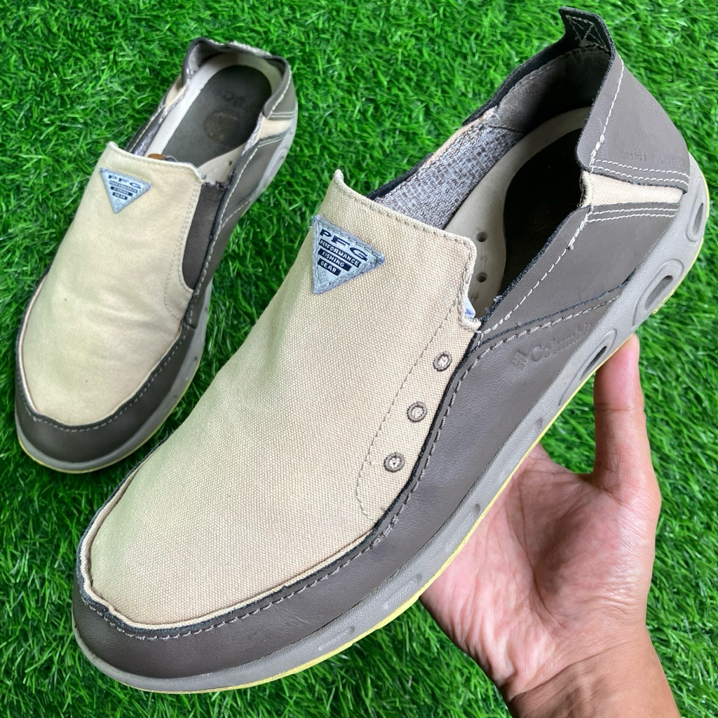 COLUMBIA PFG Bahama Vent Slip-On sneakers shoes ukuran 44