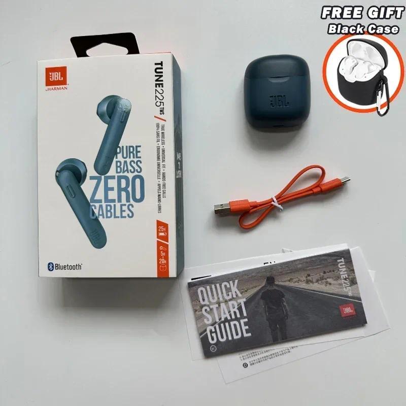Original JBL Tune 225 TWS Wireless Bluetooth Headset Stereo Headphones Sports Running Earphone JBL T