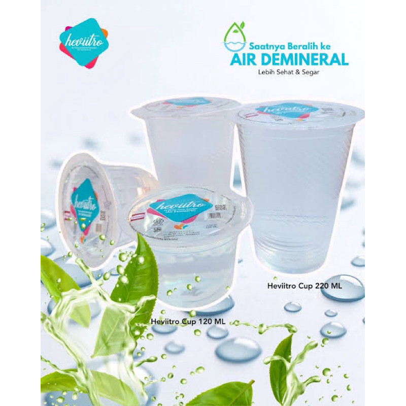 Hevitro 120ML Cup Kecil / 1 Dus / 45 Pcs