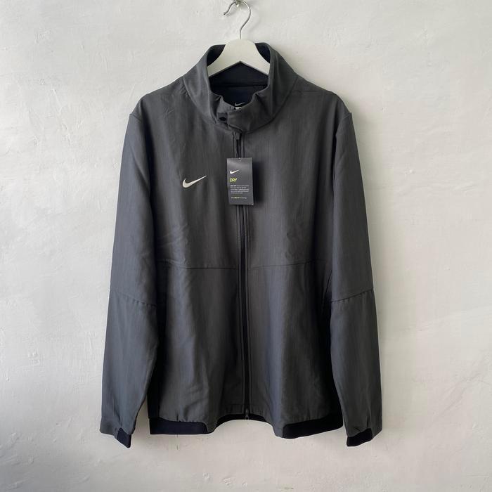 JACKET PRIA NIKE DRY FIT ZIPPER GREY ORIGINAL AUTHENTIC