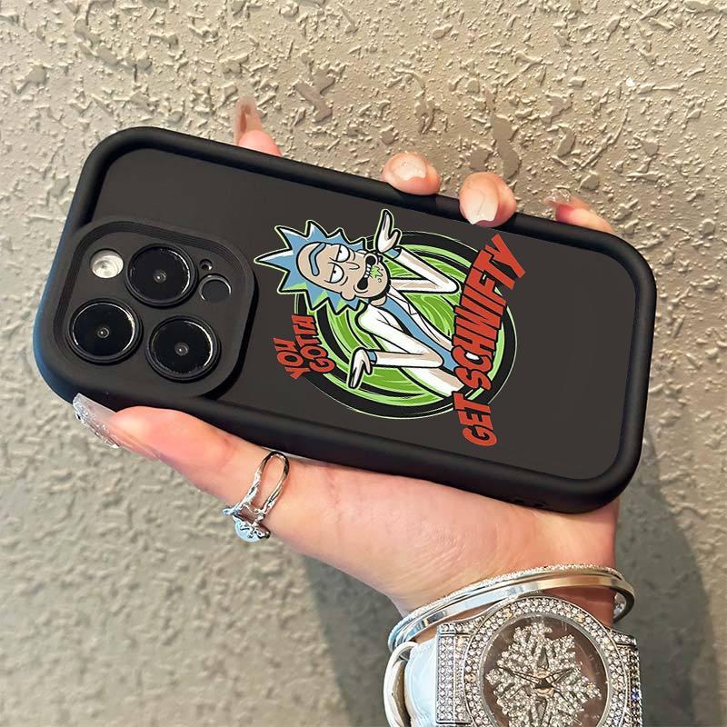 Casing For Realme Case Narzo 50A Prime 50i N61 N55 10 10A 20A Slikon Shockproof Unik Rick And Morty 