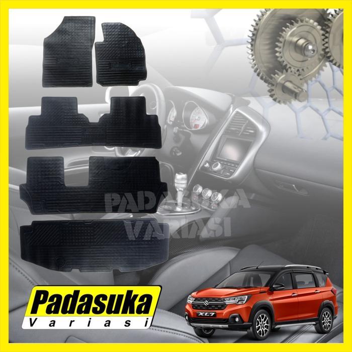 Karpet XL7 XL 7 Karpet Suzuki XL7 XL 7 Karpet Mobil XL7 Karet Full Set Accessories - hitam