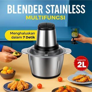 Blender Chopper Gilingan Daging Bumbu Kacang Meat Grinder Stainless
