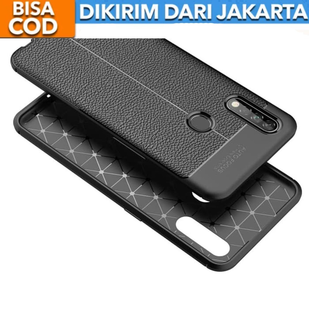 Case Auto Focus Oppo A31 2020 Leather Experience SoftCase Slim Ultimate / Casing Kulit