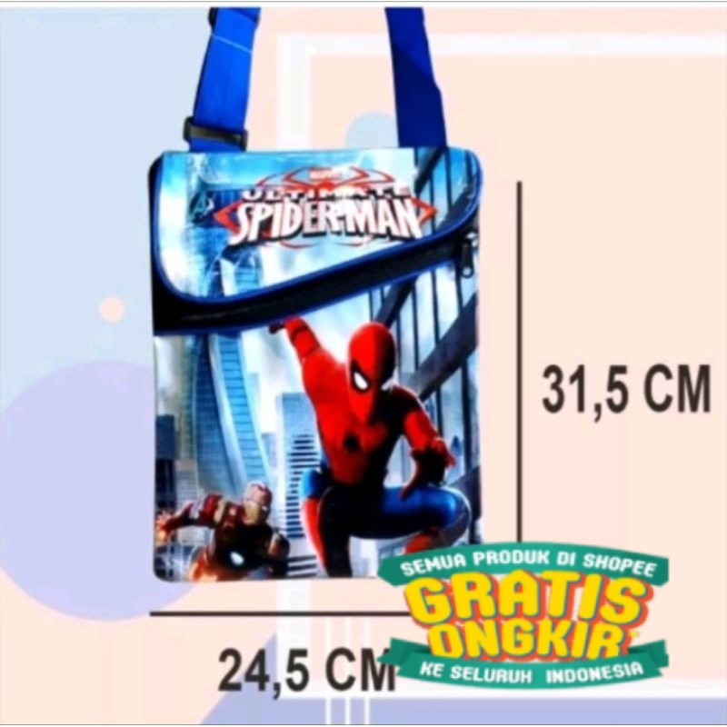 Tas Slempang anak/Tas ngaji anak Cewok dan Cowok/ keren cool