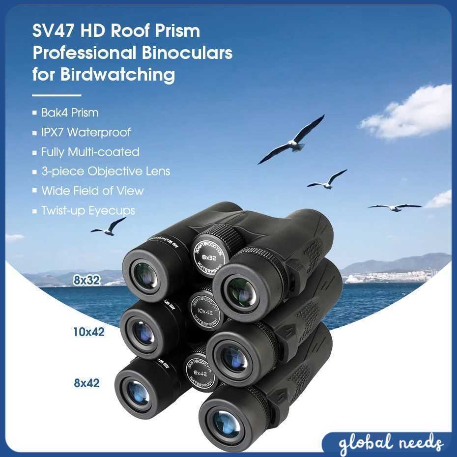 SVBONY Teropong Binocular HD BAK4 FMC Lens Birding Stargazing IPX7 - SV47