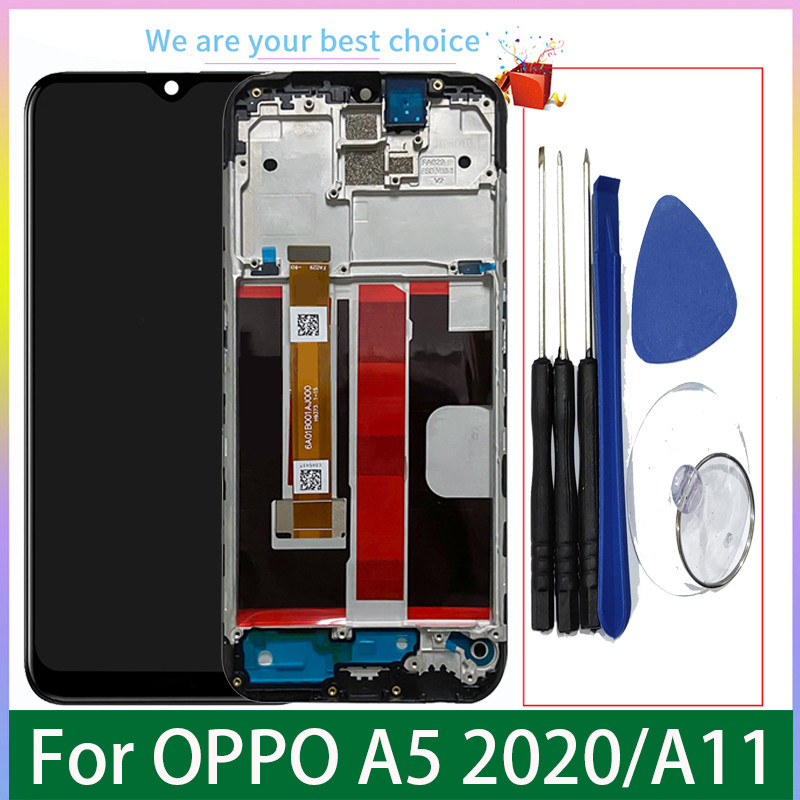 Original For Oppo A5 2020 LCD splay With Frame Screen Tou Panel gitizer Replacement Parts CPH1931 CP
