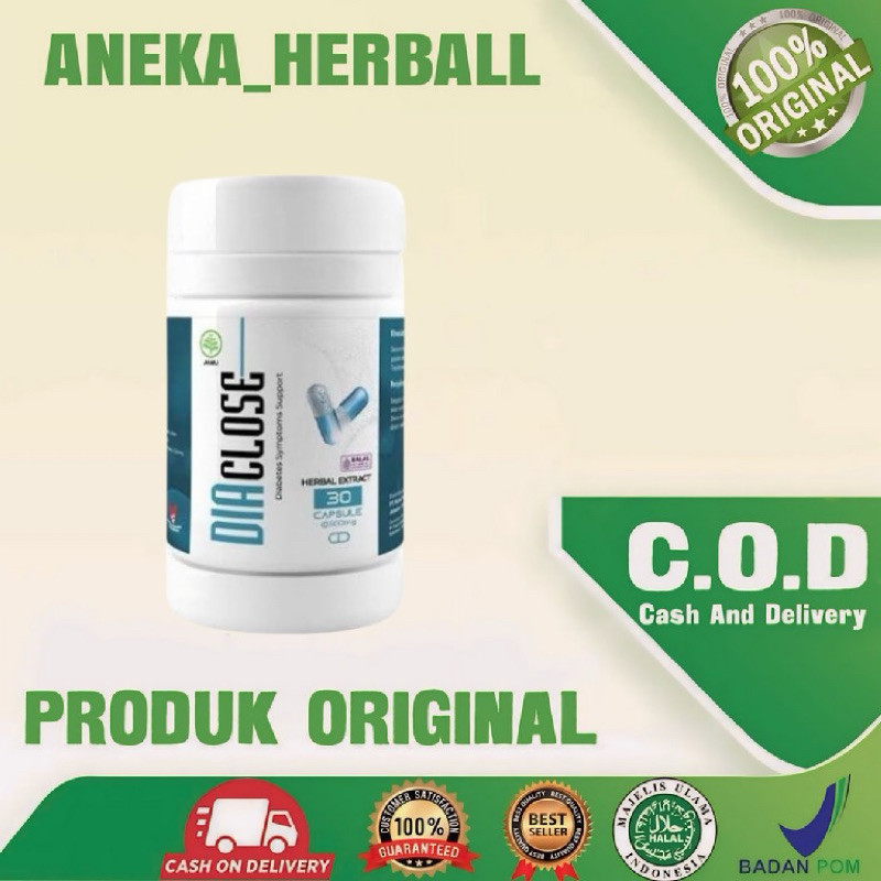 DIACLOSE OBAT HERBAL DIABETES DIACLOSE ASLI ORIGINAL