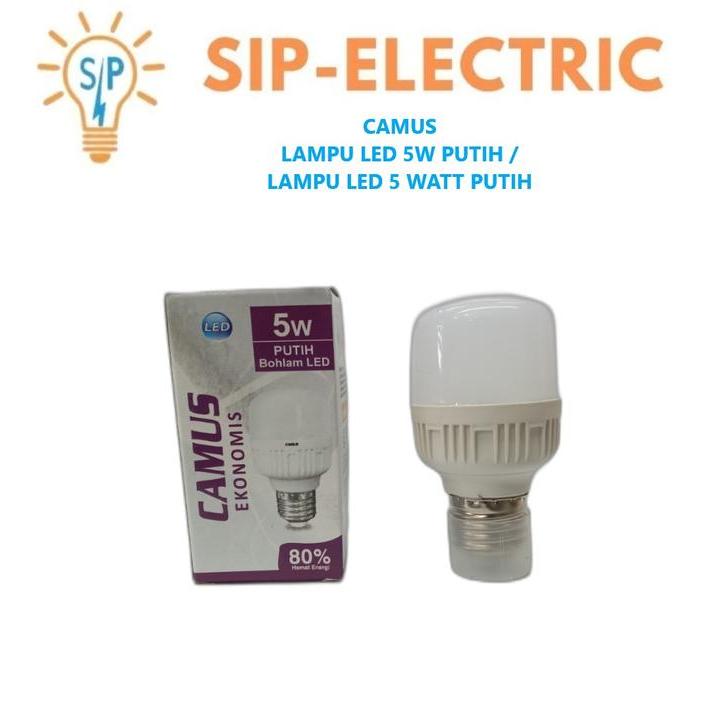 CAMUS LAMPU LED CAPSUL 5W PUTIH / KAPSUL 5WATT PUTIH / BULB LED CDL