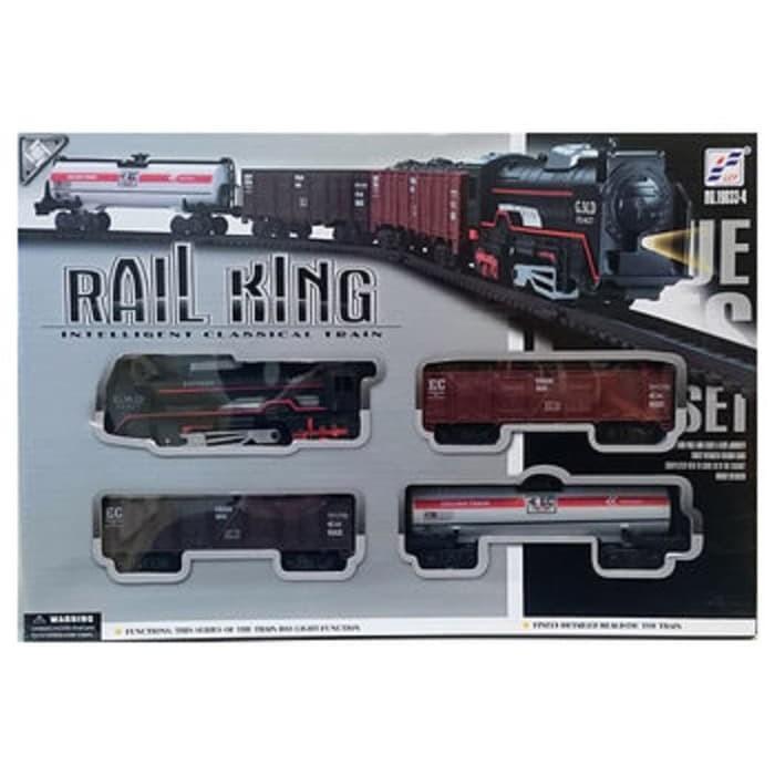 Big Sale mainan kereta api rel lokomotif rail king railking gerbong train - Railking4Grbong