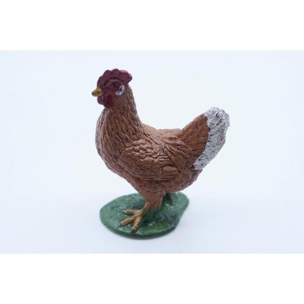 KORI Hen Chicken Ayam Mainan Figure Binatang Miniature Hewan Animal Figurine Pajangan Action Figure 