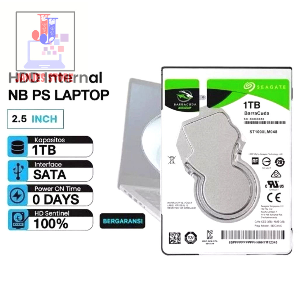 SEAGATEe BARRACUDAa Hardisk 1TB SATA 2.5 Inch Baru Garansi 3 Bulan Promo HDD Laptop 1TB Slim Segate 