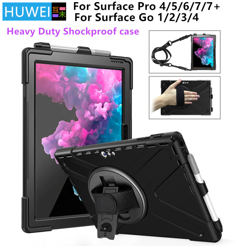 Kids Case For Microsoft Surface Pro 4 5 6 7 7Plus Shockproof Cover for Surface Go 4 3 2 Go4 Go3 Pro7