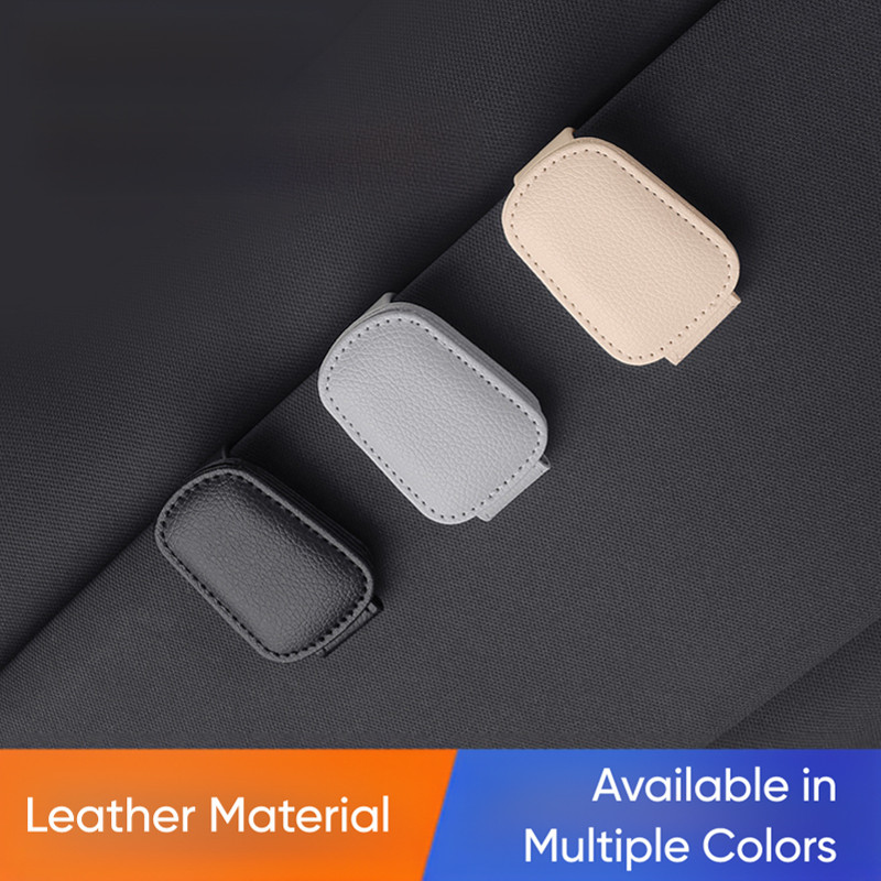 RazorRide Car Sunglasses Clip Card Ticket Holder Stand Fastener Pen Case Eyeglasses Sun Visor Car Ac