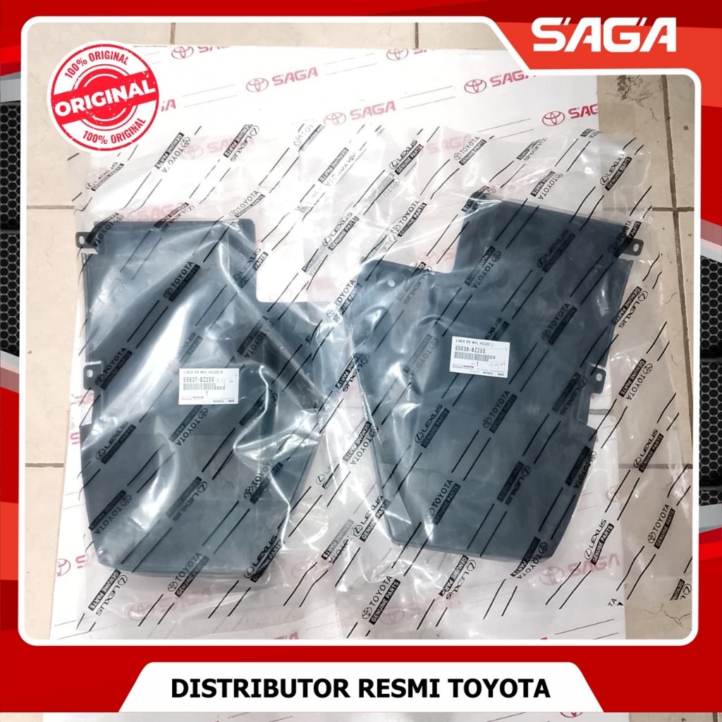 SAGA | Liner / Spakbor Belakang Kanan/Kiri All New Rush Terios Original 65637-BZ250 / 65638-BZ250