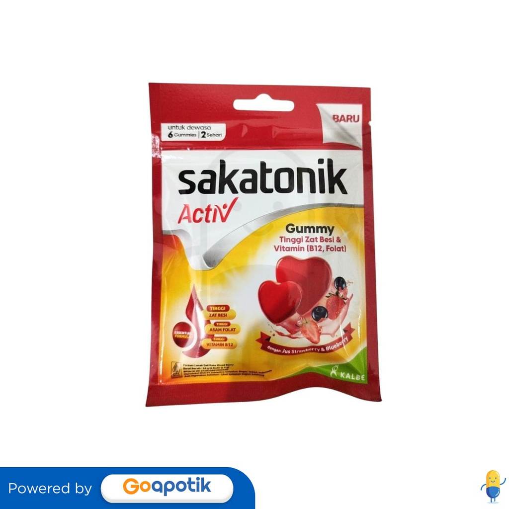 Sakatonik Aktiv Gummy Sachet 6 Gummies