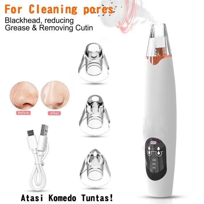 (Glowy Days) Alat Penyedot Komedo dan Jerawat Vakum Komedo /Alat Komedo Facial /Alat Sedot Komedo Li