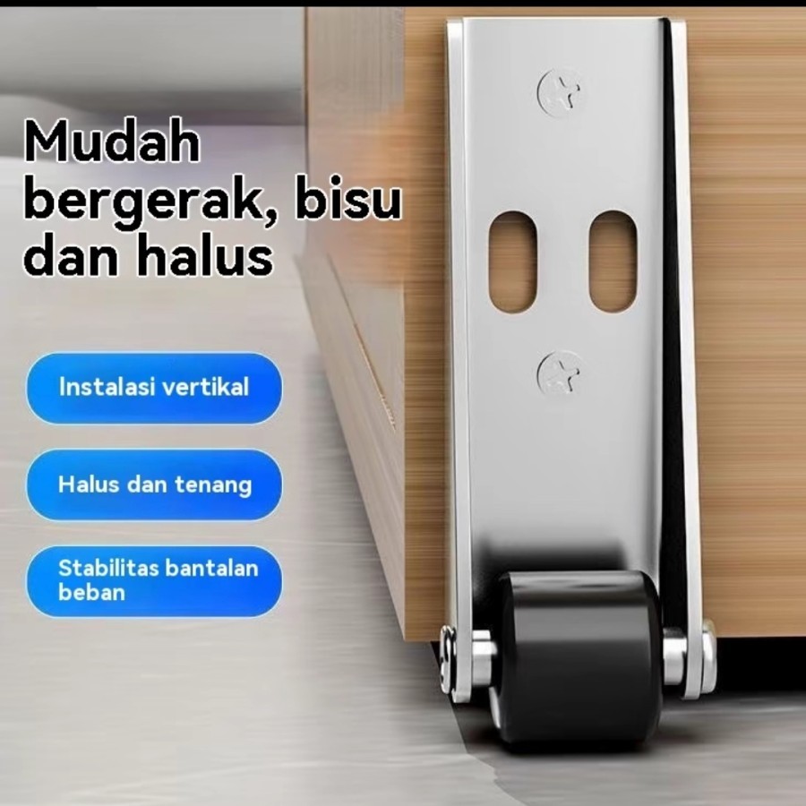 Roda Panduan Pintu Geser Universal Untuk Pintu Roda Peninggi Menggantung Roda Geser Bawah ORIGINAL |