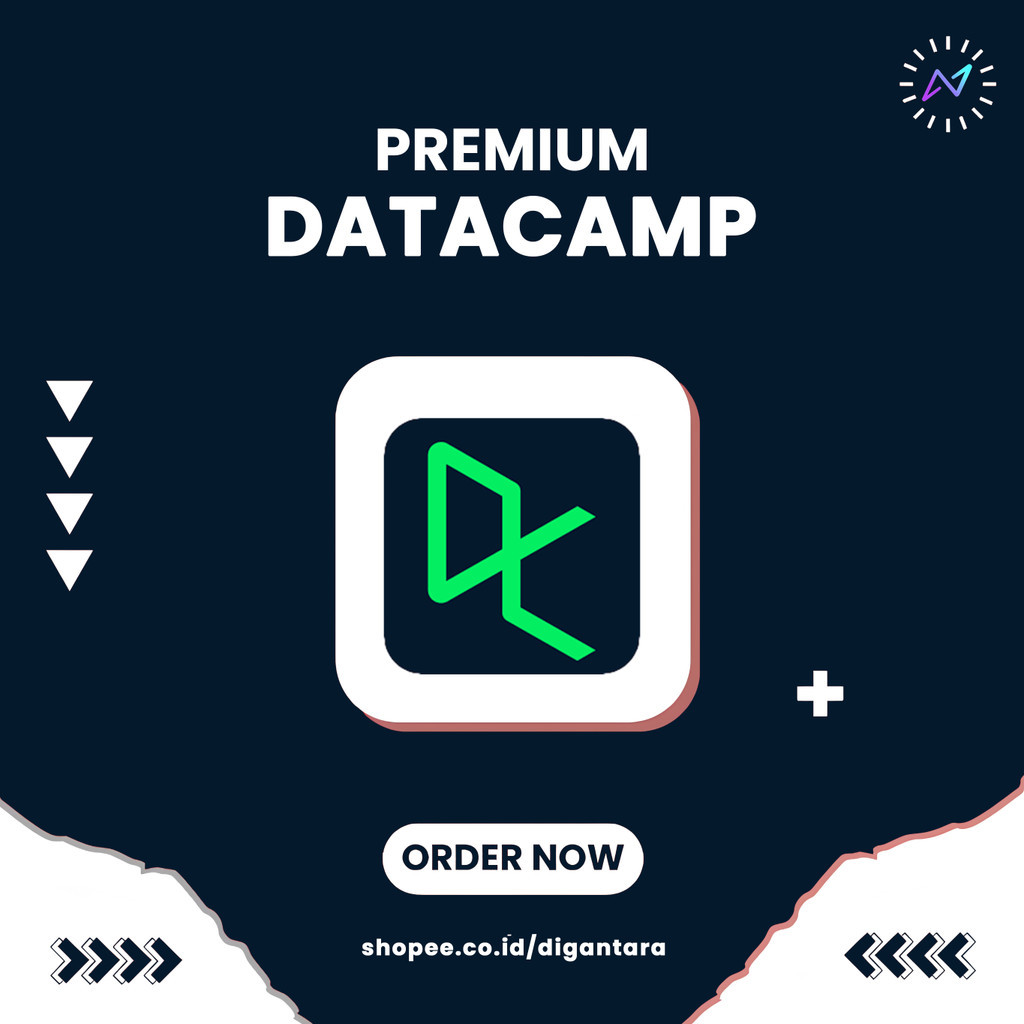 Datacamp Premium 3 Bulan – Belajar Data Science & AI