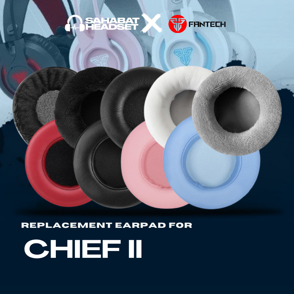 Earcup Earpad Ear Cushion Earcup Fantech CHIEF II CHIEF-II CHIEF02 CHIEF-2 CHIEF-02 Pad Busa Foam