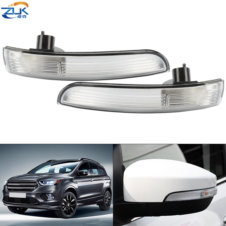 Lampu Sein Spion Belakang ZUK untuk FORD KUGA Escape ECOSPORT 2013 2014 2015 2016 2017 2018 2019