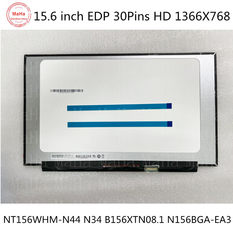 Original 15.6" Slim NT156WHM-N44 V8.0 NT156WHM-N34 B156XTN08.1 B156XTN08.0 N156BGA-EA3 EDP 30P HD 13