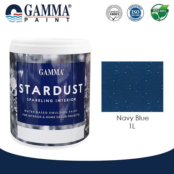 STARDUST 1L - Navy Blue - Cat Tembok Glitter Elegan Menawan