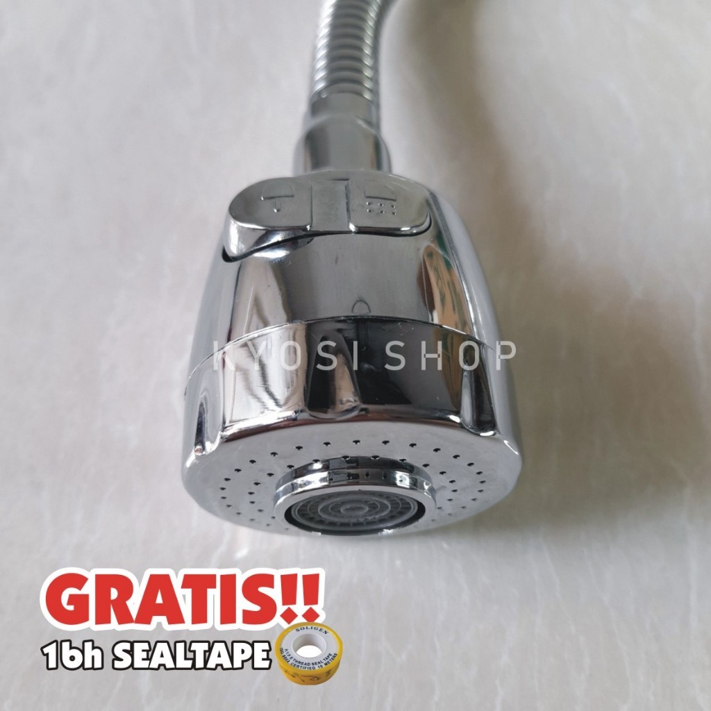SOLIGEN WS4 Kran Wastafel Cuci Piring Fleksibel / Kran Tembok Wastafel Leher Angsa Fleksibel SOLIGEN