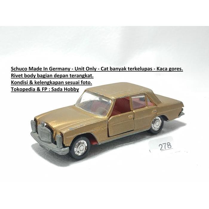 Mercedes Benz 200 Coklat Germany Vintage Schuco