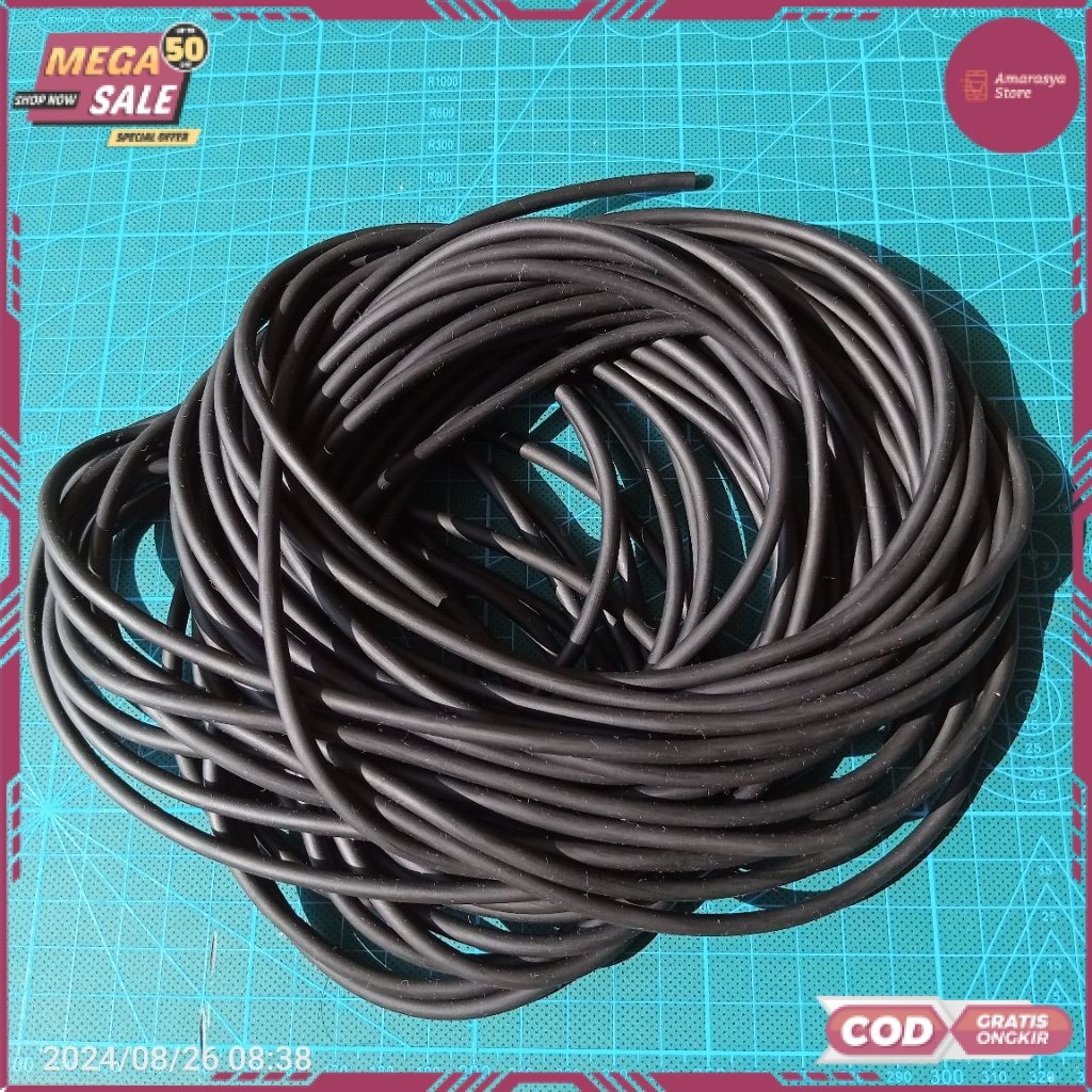(RO) karet ketapel ikan karet ketapel tube 1745 dan 2050 HITAM PREMIUM TERMURAH TERLARIS TERBARU 202