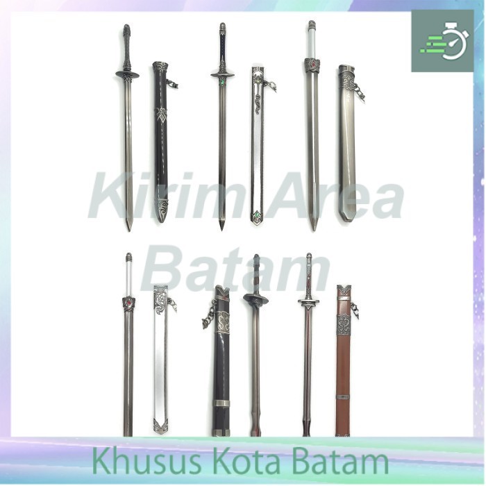 Gantungan kunci pedang 22 cm scum villain renzha fanpai shen qingqiu luo binghe xiuya zhengyang