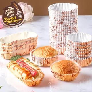 PAPER CUP CASE ROTI (PET CC BULAT) / KERTAS BREAD BLUNDER SEMUA UKURAN/ ROLL - OVALE / POLYGONAL  te