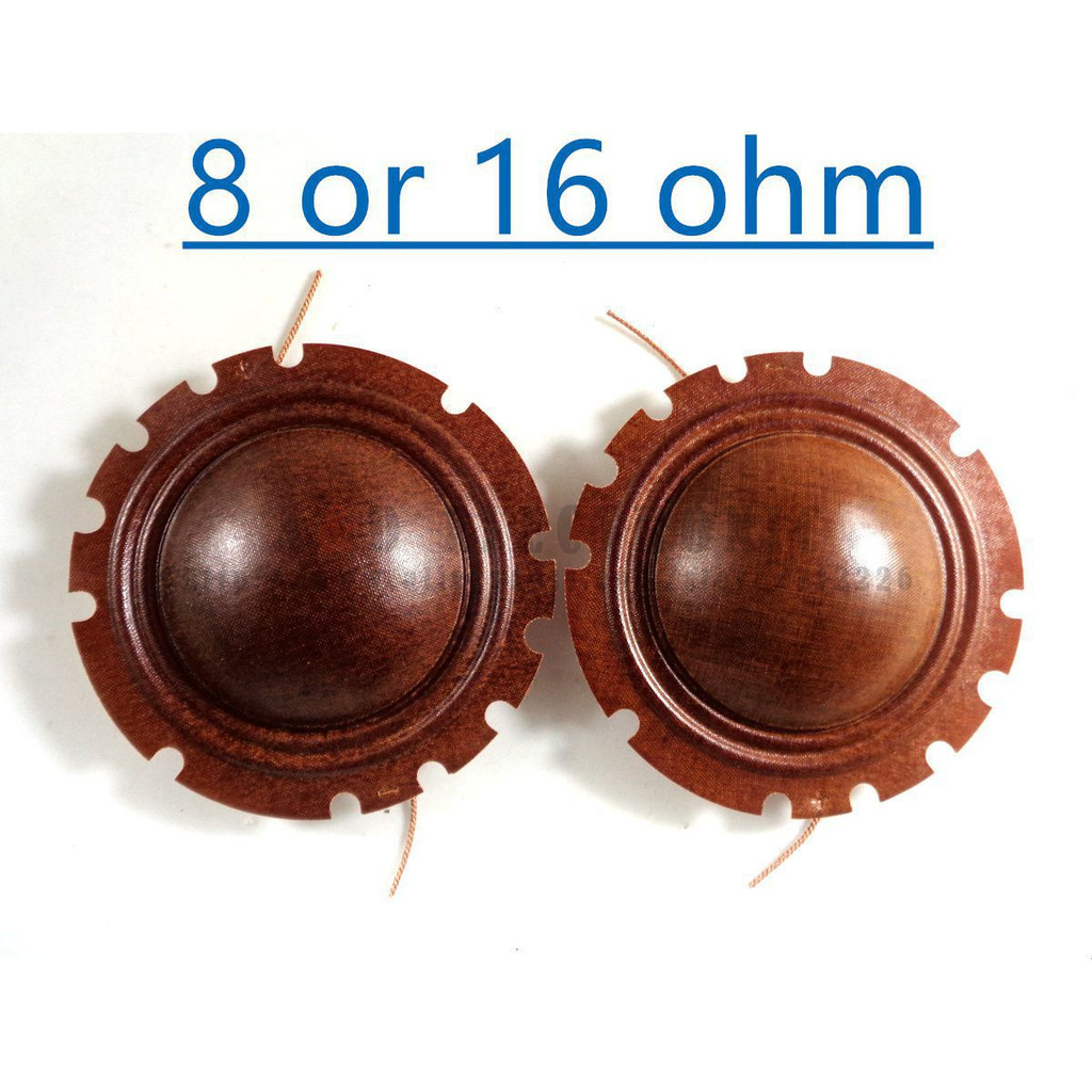 2PCS 200W 66mm speaker aphragm Horn tweeter sound film voice coil horn speaker aphragm gravure