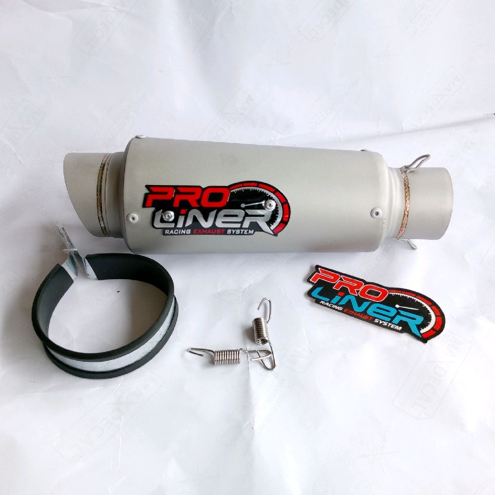 Knalpot Racing Proliner black coating bebek supra x 125 Jupiter Z Vega R vega zr supra lama Revo abs