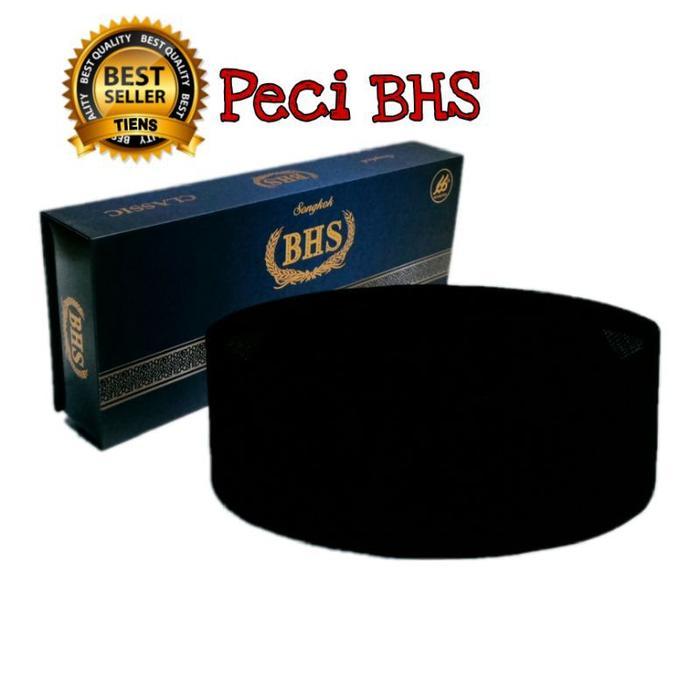 Peci BHS Peci hitam polos BHS Classic AC - Hitam tinggi 8, 5