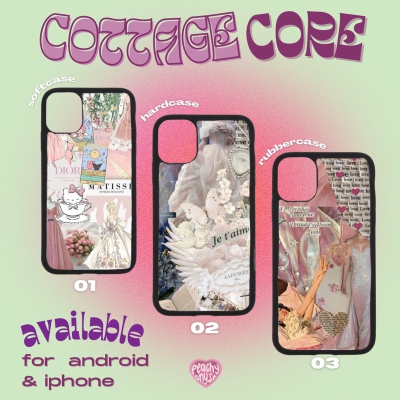 COTTAGECORE VOL. 1 & 2 — A GLOSSY CASE FOR IPHONE, OPPO, SAMSUNG, XIAOMI, REALME, & ALL TYPE PHONES