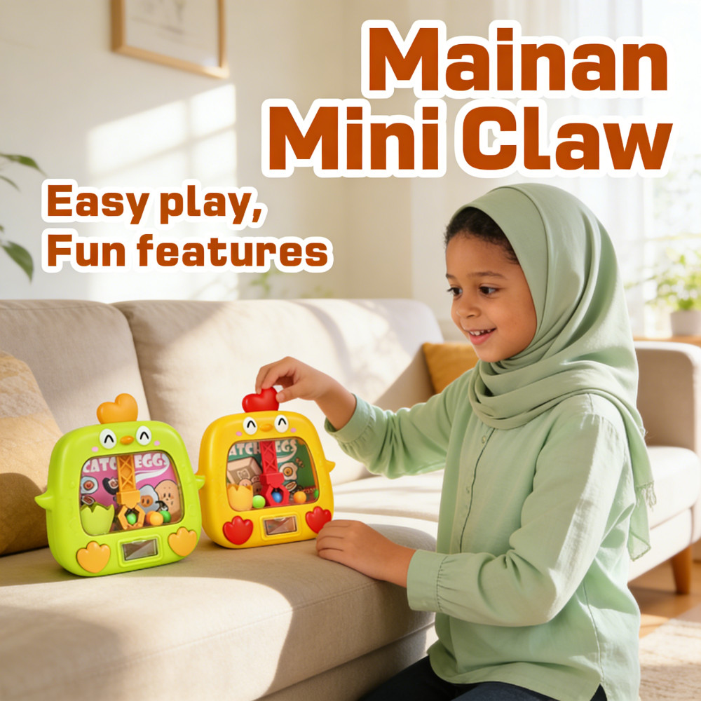 Mainan Mini Bola Tangkap / Capit Anak Unik / Games Claw Machine / Bola Capit / Mainan Mini