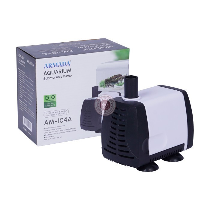 POMPA AQUARIUM CELUP WATER PUMP ARMADA AM 104 A AM-104A LOW WATT / Armada AM-104A Pompa Aquarium