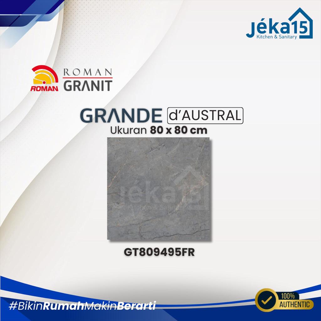 JEKA15 - Keramik Roman Granit D'Austral Pearl 80x80 cm Grande Terbaik