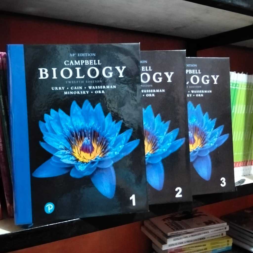BUKU BIOLOGY CAMPBELL 12TH EDITION, (3 JILID) Hard Cover